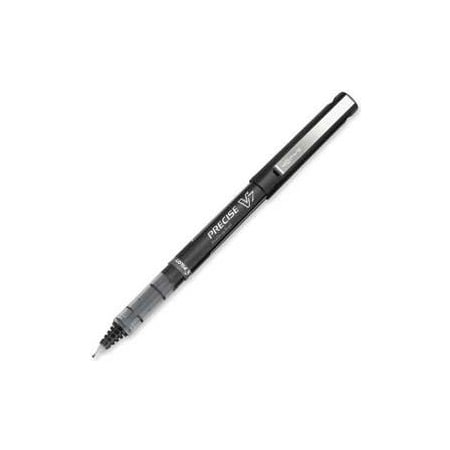 Pilot Pilot Precise V7 Rolling Ball Pen, Non-Refillable, Fine, 0.7mm, Black Ink, Dozen 35346